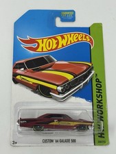 Hot Wheels Workshop Burgundy Red Custom 64 Galaxie 500 250 A6 Soft Corners Hot Wheels Workshop Burgundy Red Custom 64 Galaxie 500 250 A6 Soft Corners