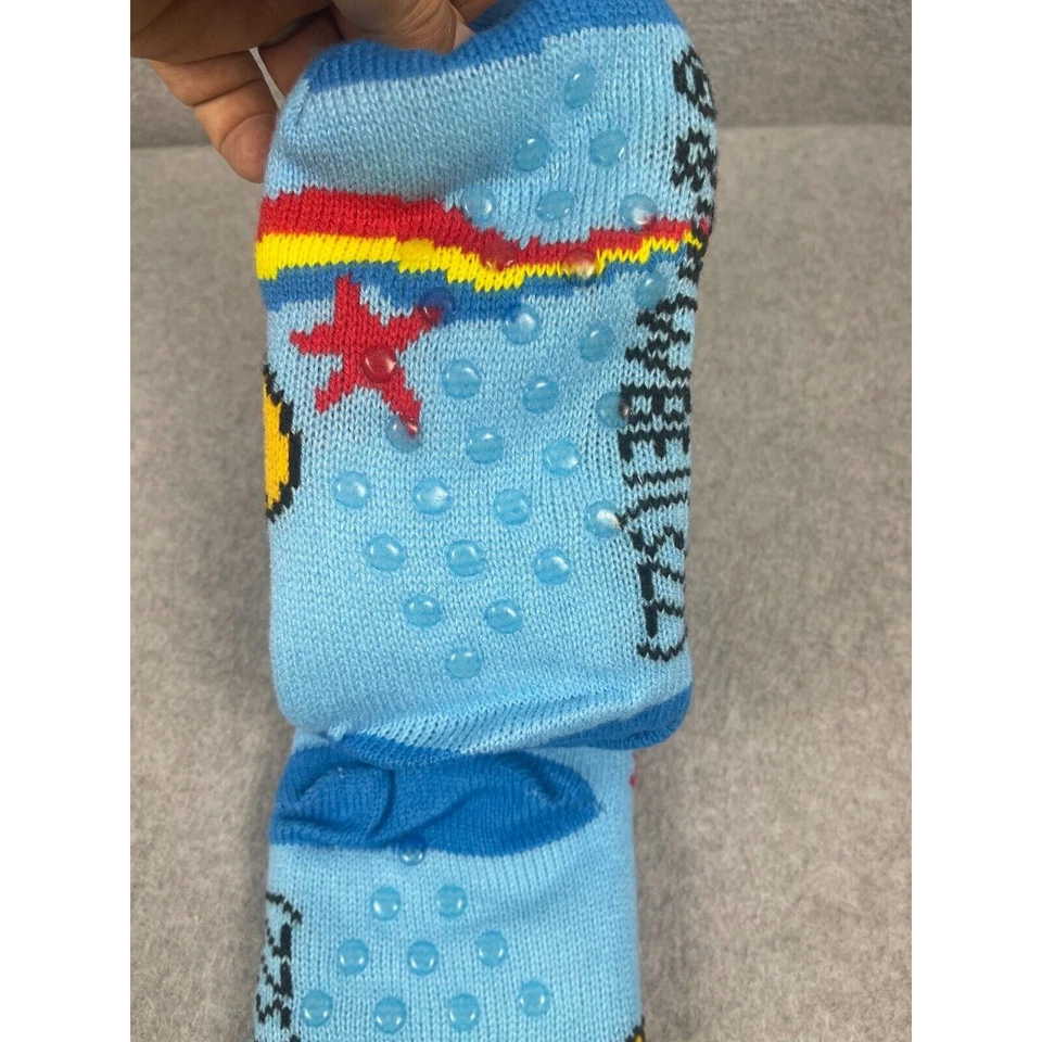 WB Tweety Bird Sherpa Lined Soft Non-Slip Women's Teal Slipper Socks - One Size - Изображение 4 из 4