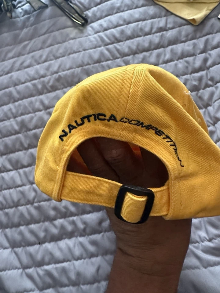 Gorra Nautica Competición OZA Ajustable Amarilla Navegación Exterior Navegación (27) Foto 3 de 4