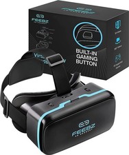 Feebz Vr Headset Blue Black with Links to 3D ...