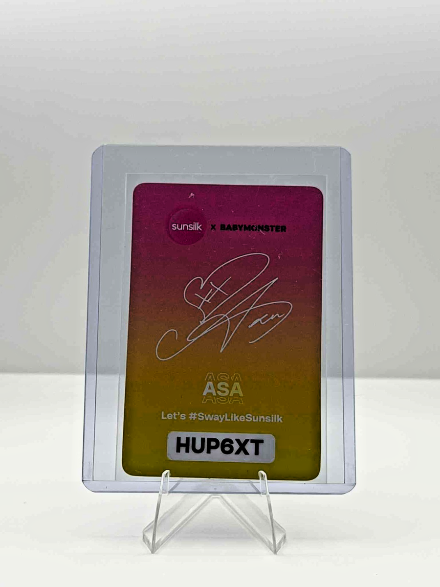 OFFICIAL BABYMONSTER x SUNSILK Photocard | Ships FROM USA