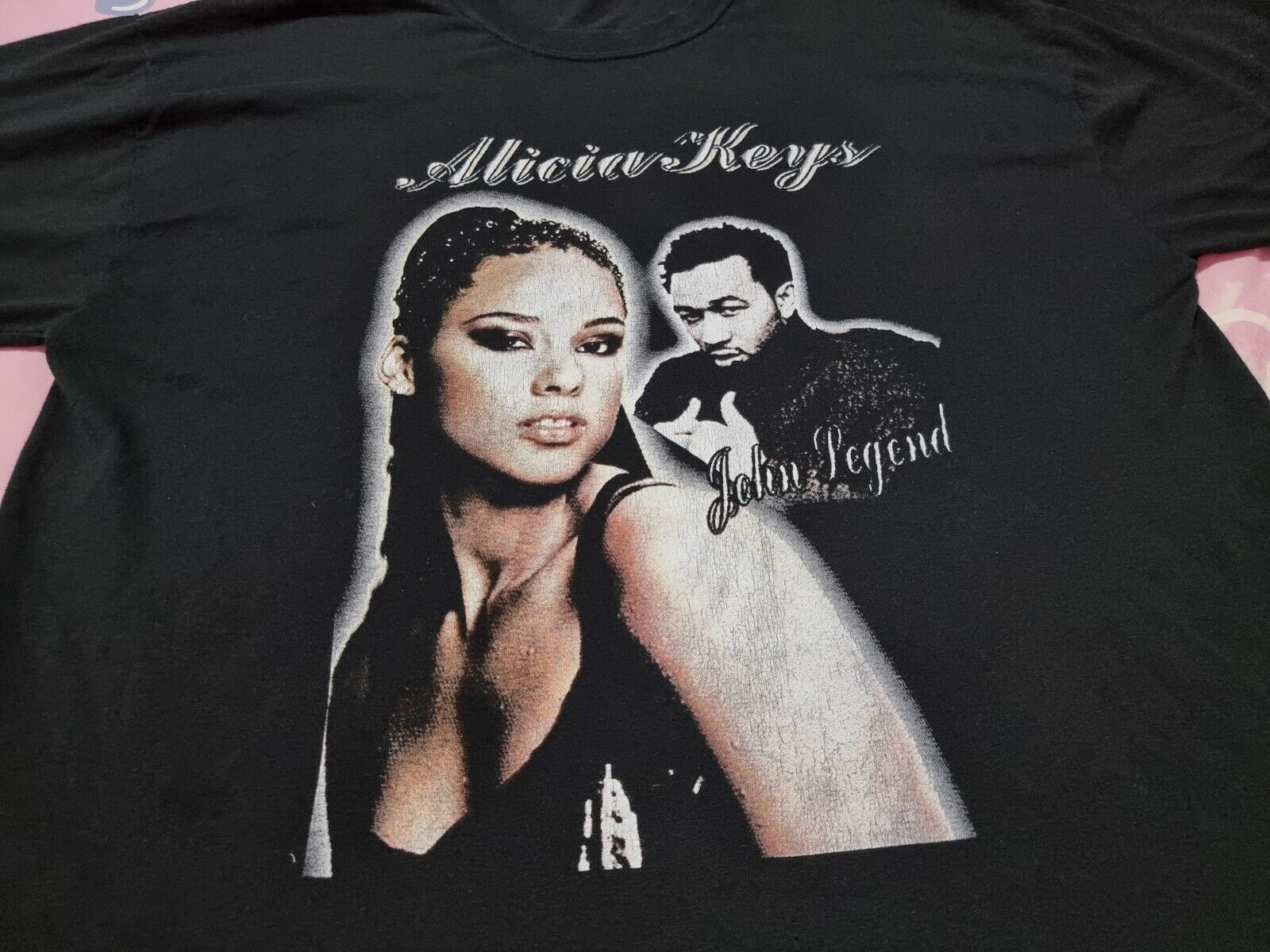 レア ALICIA KEYS アリシアキーズ GIRL ON FIRE Tシャツ