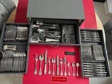 Ercuis Dubarry Louis XV Silver Plated Cutlery Set New 140P