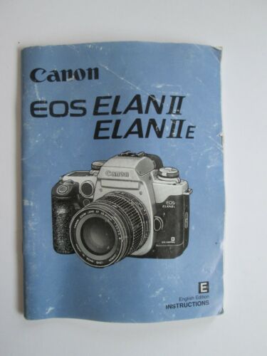 Manual for Canon EOS Elan II 35mm FILM SLR Camera Instruction Owner's Guide  - Afbeelding 1 van 3