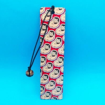 American Dad bookmark -Stan Smith Colour Bamboo Bookmark rear engraving optional