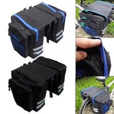 Bicycle Carrier Rear Rack Bike Trunk Bag Luggage Pannier Back Seat Double Side