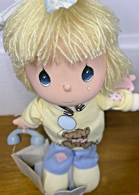 Vintage Precious Moments Friendship Doll ''I MISS YOU'' (Applause, 1985) w/  Stand