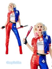 X-E3-1 Harley Quinn Suicide Squad Cosplay Costume Halloween Batman Harleyquinn