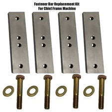 Replacement Chief Frame Machine Fastener Bars - With Bolt Kit & Washers 