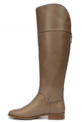 $$150 Franco Sarto Roxana Riding Boot Taupe Size: US:6