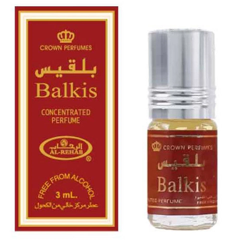AL-REHAB Genuine Oil Perfume Fragrance Roll On Alcohol Free Halal "Balkis" By Al Rehab