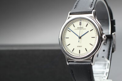U*様 SEIKO SPIRIT セイコー スピリット5S21-7A30 Vintage 1988 N MINT Seiko Spirit 5S21-7A30 Sweep Round Quartz Mens
