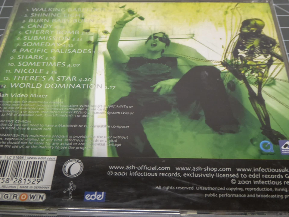 ASH * Free All Angels * VG+ (CD) - Bild 2 von 2