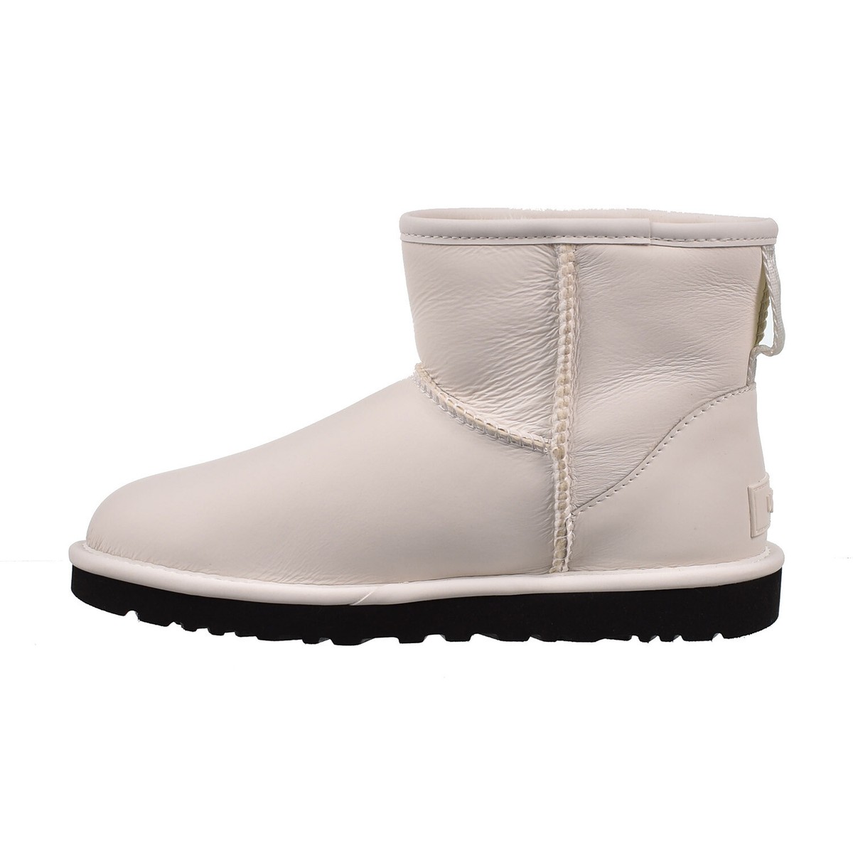 【UGG】 (W) Classic Mini Side Logo Boot Ultra Matte White UGG Classic Mini Side Logo Women's Boots Ultra Matte White