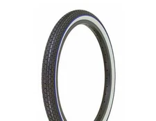  NEW TIRE DURO 20 X 1.75 BLACK/WHITE SIDE WALL BLUE LINE HF-120A (ALMOST GONE)