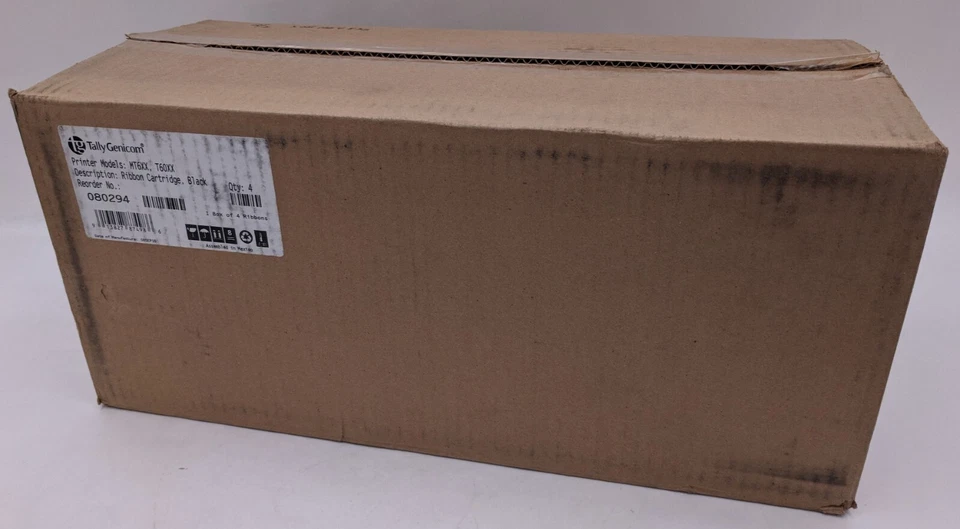 NOB Genuine TallyGenicom Ribbon Cartridge 4-Pack 080294 for Printers MT6XX T60XX - Image 2 of 4