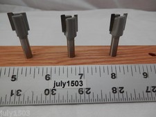 (3) NEW  1/2" D Hinge Mortising Carbide Tipped Router Bit 1/4" Shank qw