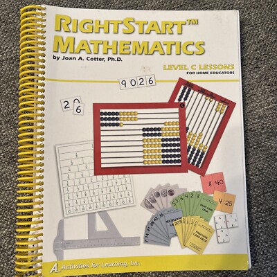 RightStart Mathematics Level C Lessons Cotter Right Start For Home Educators