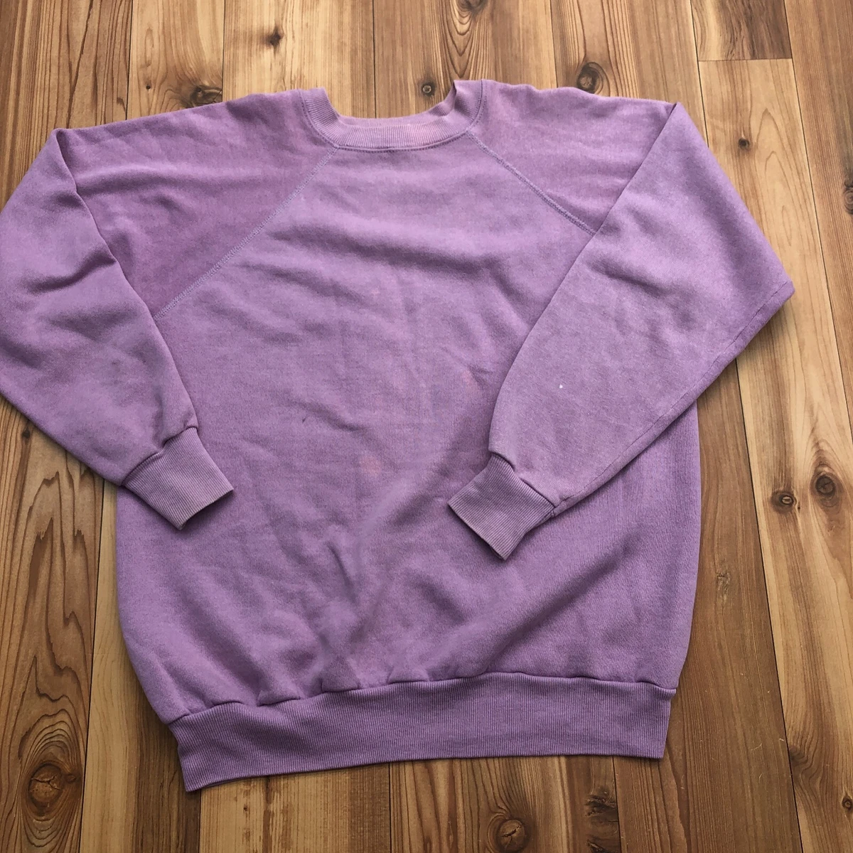 Light top purple sweatshirt