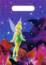Tinkerbell Fairies Birthday Party Goody Bags 8 Ct Treat Sacks/Loot/Favor Disney