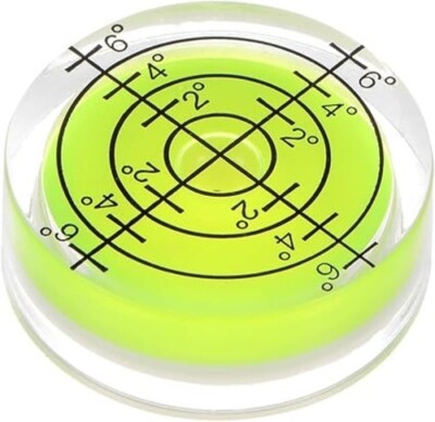 Beschaffungskarte 4 Stück Rund Wasserwaage 32x12mm Mini Rund Bullseye Wasserwaage