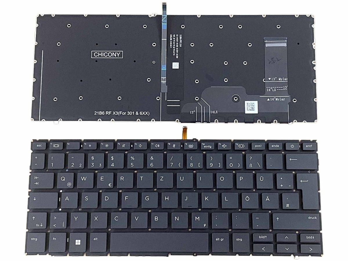 MUBUY Tastaturabdeckung Für HP EliteBook 840 845 G7 G8 - Transparente Silikon Schutzfolie