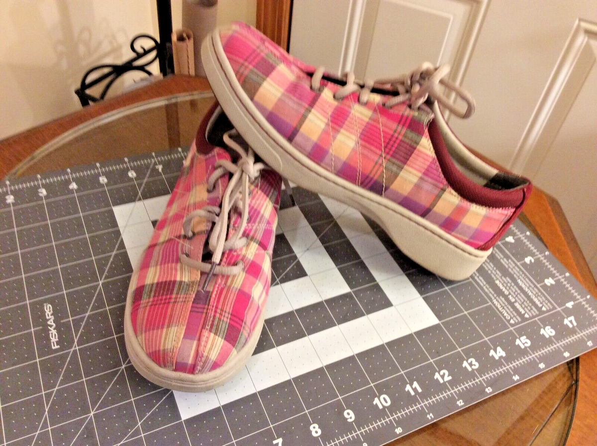 Dansko Brandi Shoes Women's Size 39 (8.5-9) Pink Plaid Dansko Brandi Shoes Women's Size 39 (8.5-9) Pink Plaid
