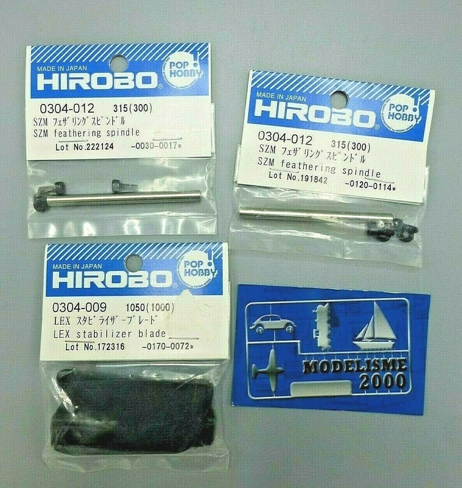 HIROBO LOT DE PIECES POUR HELICOPTERE LEPTON NEUF - Photo 1/1