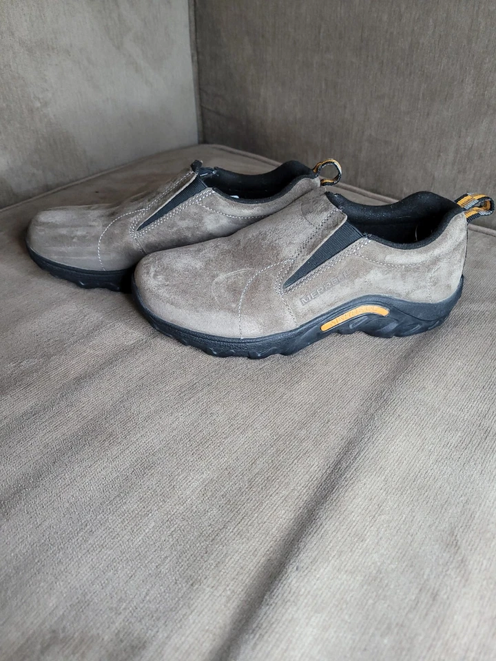 Zapatos Merrell Jungle Mocs Gamuza Sin Cordones NIÑO GRANDE Talla 3 Marrón J95635 S26 Foto 3 de 4