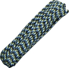 Atwood Rope MFG Parachute Cord Blue Snake Nylon Construction Rated For 550 LBS