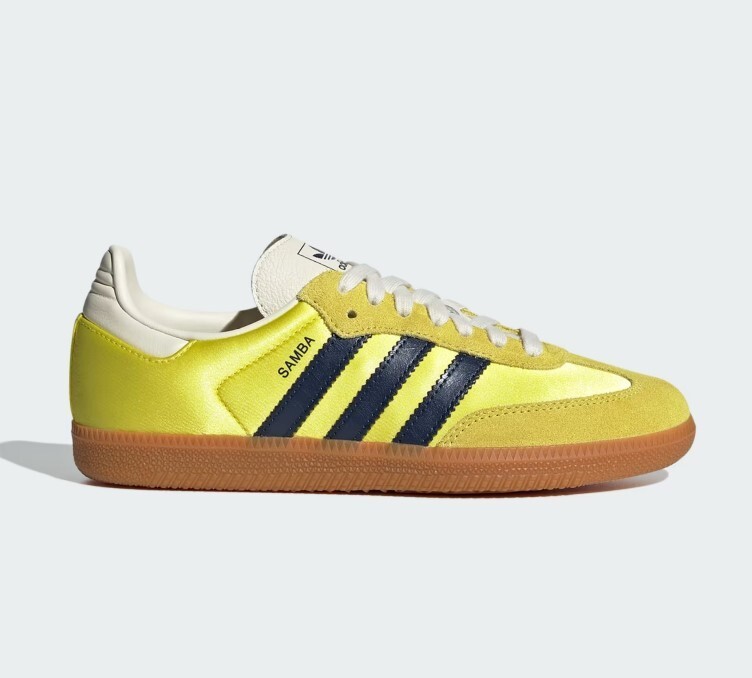 ★adidas★ Originals イエロー Samba OG スニーカー Adidas originals Women's SAMBA OG W Sneakers JI2594 Shock