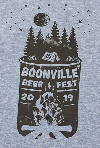 Anderson Valley Brewing Company-Boonville Beer Fest T-Shirt. 2019. Size: XL.SOFT - Picture 2 of 4