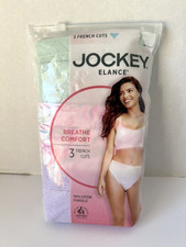 NEW Jockey Womens 3 Pairs French Cut Panties 10 Mixed Lot 1541 NIP