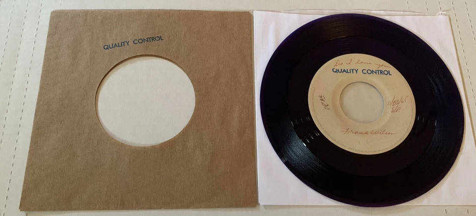 FRANK WILSON Do I Love You Indeed I Do 7" Vinyl Record Store Day-The Clan Motown - Image 2 of 4