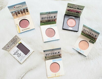 6x The Balm Cosmetics Eyeshadow - Autobalm Day2Nite, Pic Perf, Petal, Nude & Tea