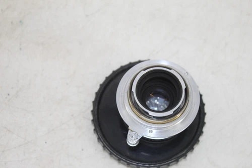F Vintage Leica Leitz Elmar Lens, 50mm, 3.5 in Case, Blades Working