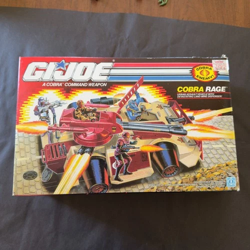 1990 HASBRO GI JOE COBRA RAGE VEHICLE - BOX ONLY