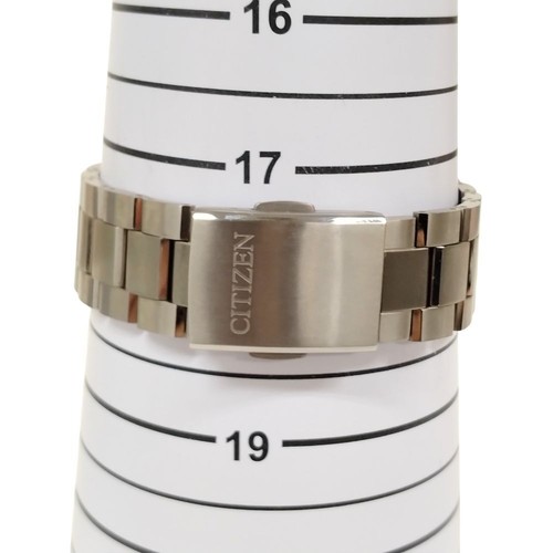 Citizen Attesa F150-T021581 Titane Jour Date Eco-Drive Solaire Homme Montre Auth - Photo 10 sur 10