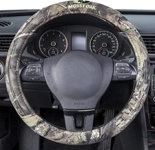 Full Camo Steering Wheel Cover - Made from Premium Cotton Twill, Universal Fit f
