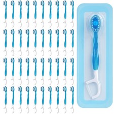 40 Count Disposable Mini Travel Toothbrushes Individually Wrapped, 5 in 1 Pre...