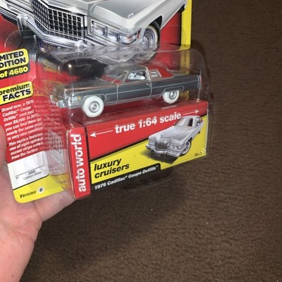 AW Auto World Ultra Raw Chase 1976 Cadillac Coupe Deville 1 Of 10