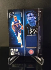 PATCH 🔥 AUSAR THOMPSON SP 2024-25 Panini Silhouette NBA Relics Game-Worn Jersey