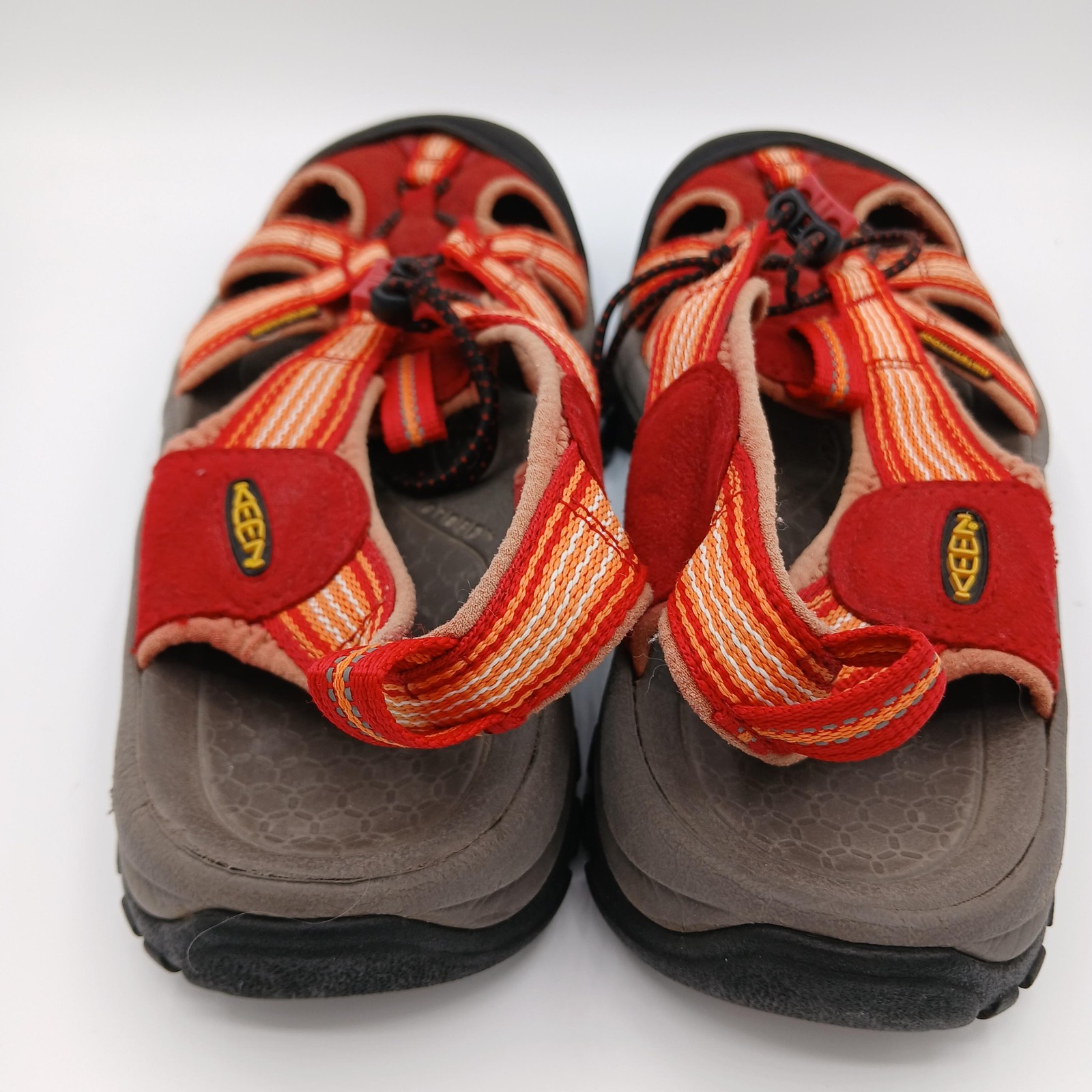 Scarpe Keen donna taglia 8 rosso arancione impermeabili sandali outdoor escursionismo acqua
