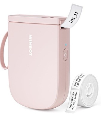 NIIMBOT D11 New Version Label Maker Machine with Tape Blue Tooth PINK BNIB