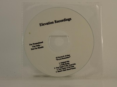 EL PREVOST FT D HAM DO YOU REMEMBER (H1) 5 Track Promo CD Single including Plast