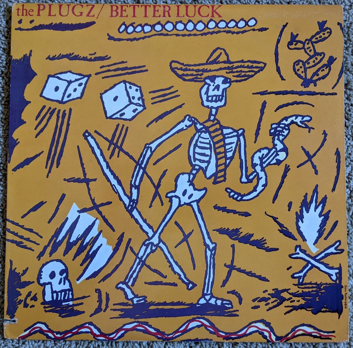 Plugz Better Luck 1981 punk vinyl LP 1989 Restless reissue NM