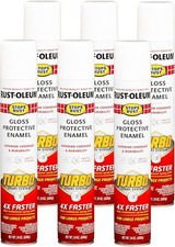 Rust Oleum Stops Rust Turbo Spray Paint 24 Ounce Pack Of 6 Gloss Finish