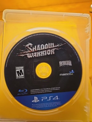 Shadow Warrior (Sony PlayStation 4, 2014) Disc Only (Clear Case)