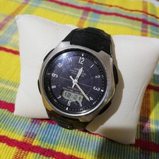 Casio Wave-Ceptor Analog Quartz Men Wave Ceptor World Time Vintage 048611062