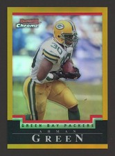 2004 Bowman Chrome #40 Ahman Green Gold Refractor /50